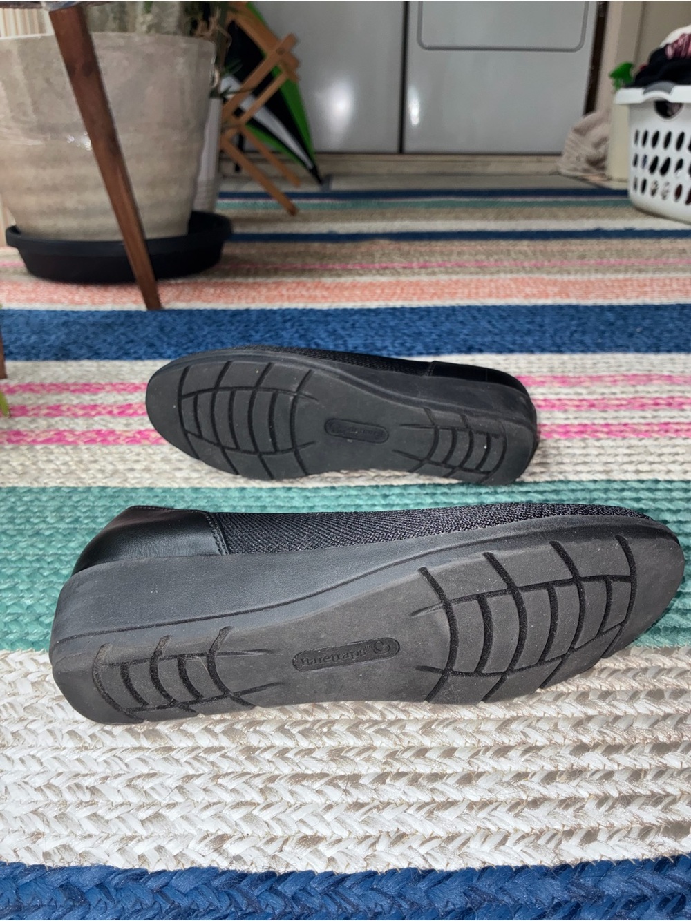 BareTraps Black Knit Slip-On Ballet Flats - Picture 5 of 8